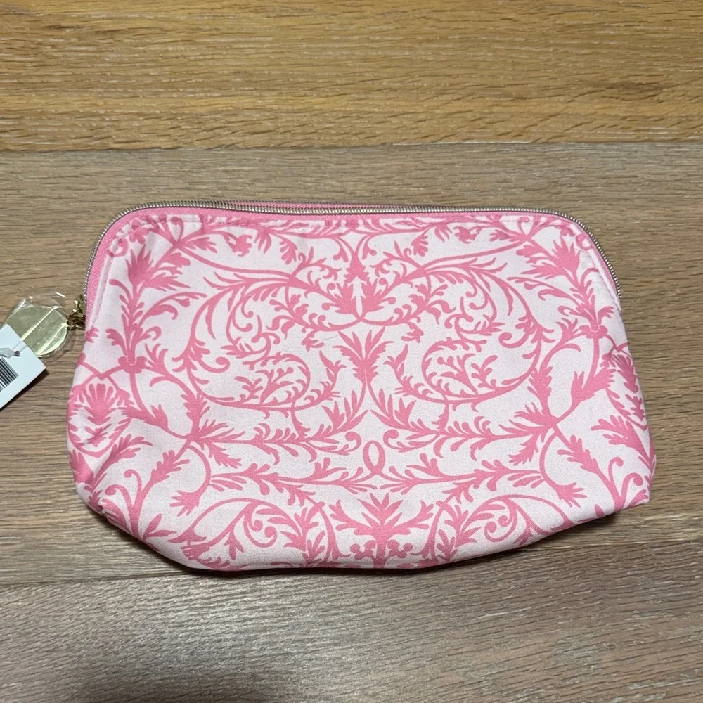 Estee Lauder Laduree Pink and Gold Cosmetic Bag